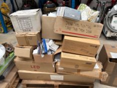 Pallet Of Assorted Lighting Accessories