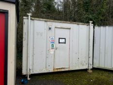 2 plus 1 toilet block site cabin container