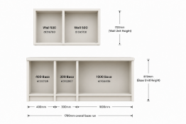 Compact Base & Wall Run — Comprising of 5 units