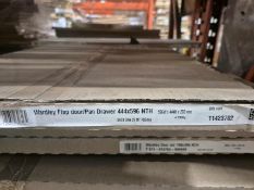 Pallet Of Assorted Wardley Doors (Green/White) & Ludlow End Panels