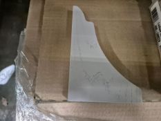 Pallet Of Assorted Ludlow Components - Flap Doors, End Panels & Shelf Supports (Cream/Sage)