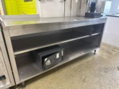 Stainless Steel Prep Unit With Shelf