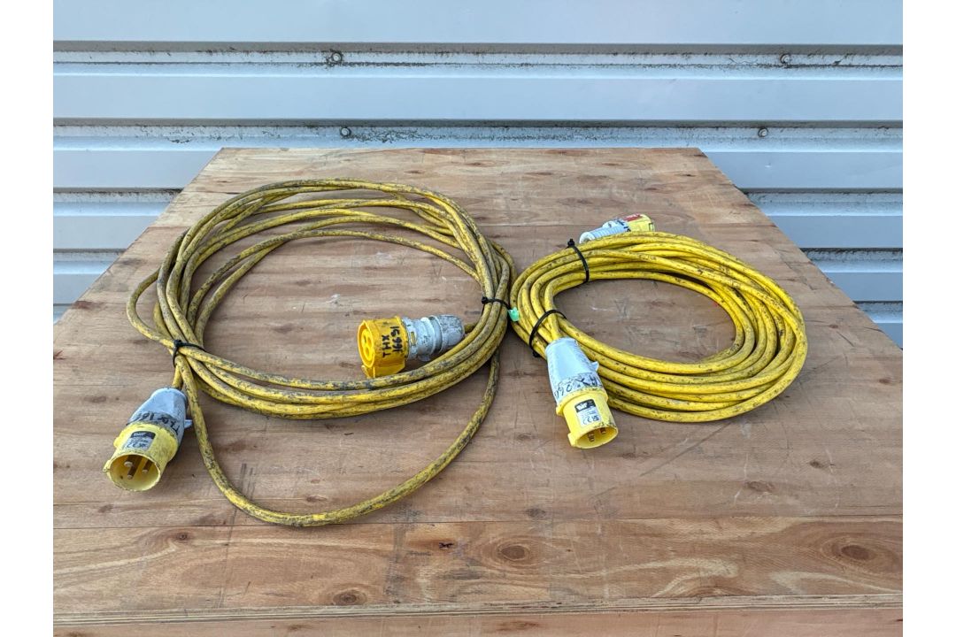 HSC Elite 14m 110v Extension Lead x2 THX16631 - Image 1 of 4