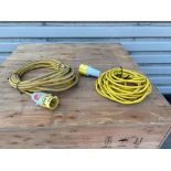 14m 3 Phase 110v Extension Lead x2 THX14668
