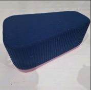 Blue and Pink Fabric Seat