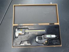 Browne & Sharp 0-30 Digital Micrometer & 0-150 Digital Vernier