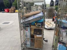 Cage Of Assorted Home Goods
