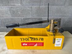 REMS Push 60 Manual Pressure Test Pump - THX22578 – Untested
