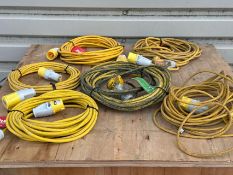 Set Of 6 3 Pin Extension Cables - No Reserve