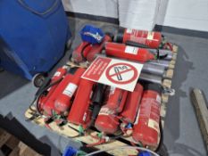 Pallet of Fire Extinguishers