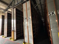 80 Bays Of Back To Back Racking Shelving To Include 82 Frames and 720 Shelves