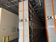 80 Bays Of Metal Shelving To Include 84 Frames and 720 Shelves