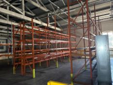 9 Bays Of Dexion Boltless Pallet Racking Made of 12 Frames and 72 Beams