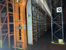 40 Bays Of Racking Shelving To include 44 frames and 400 shelves