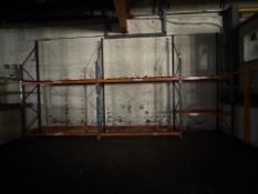 3 Bays Of Dexion Pallet Racking Made of 8 Frames and 12 Beams