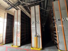 80 Bays Of Back To Back Racking Shelving To Include 82 Frames and 600 Shelves