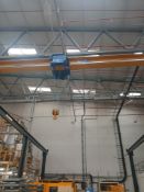 ABUS 5 Tonne Single Girder Overhead Travelling Gantry Crane with Pendant Control, 11m Span
