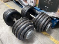 No Reserve 50kg Dumbbell Pair