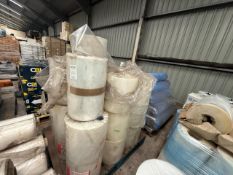 Pallet Of 27 Ã— Amcor Flexibles Baricol Packaging Film Rolls