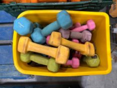 Box Of Assorted Dumbbells