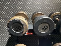 Pair Of 30KG Jordan Dumbbells