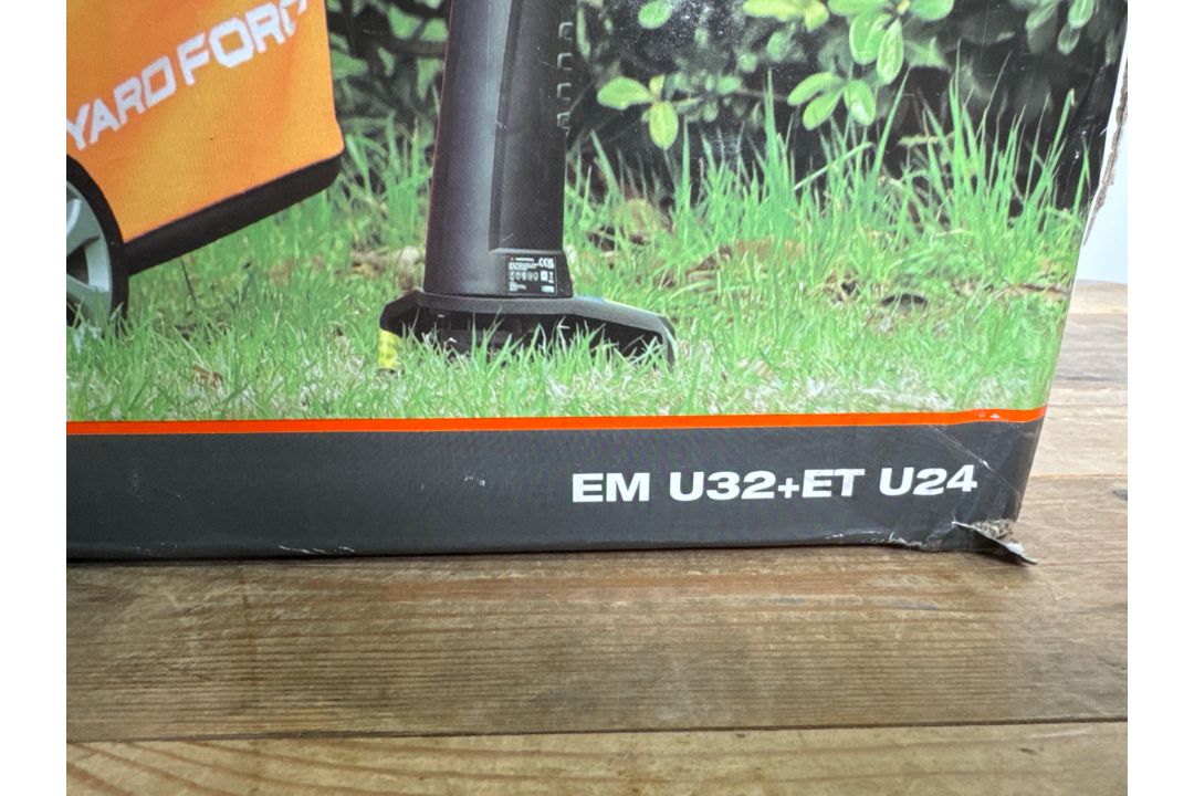 Yardforce EM U32 & ET U24 Lawnmower And Strimmer Set - Image 2 of 13