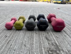 No Reserve Assorted Physical Dumbbells x22