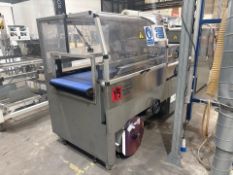 Ulma Slau 80x60 Flow Wrapper and Ulma TR65x100 H-250 Shrink Packaging Tunnel