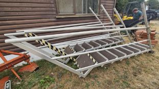Aluminium Mobile Platform Staircase / Podium Steps