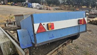 Small Single-Axle Trailer (Blue)