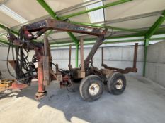 James Jones & Sons HB 2515 Timber Trailer with Crane, No Reserve