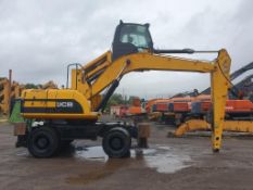JCB JS160W Wheeled Excavator year of manufacture: 2011 9500 hours