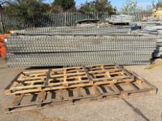 12 Bays Of Boltless Pallet Racking, All Dismantled, Includes 13 frames and 120 Beams