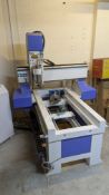 4-Axis CNC Router with Rotary Attachment, RichAuto Controller & Leadshine Drives