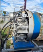 Bauer K180 Type 4-Stage High-Pressure Breathing Air Compressor – Ex-Refinery