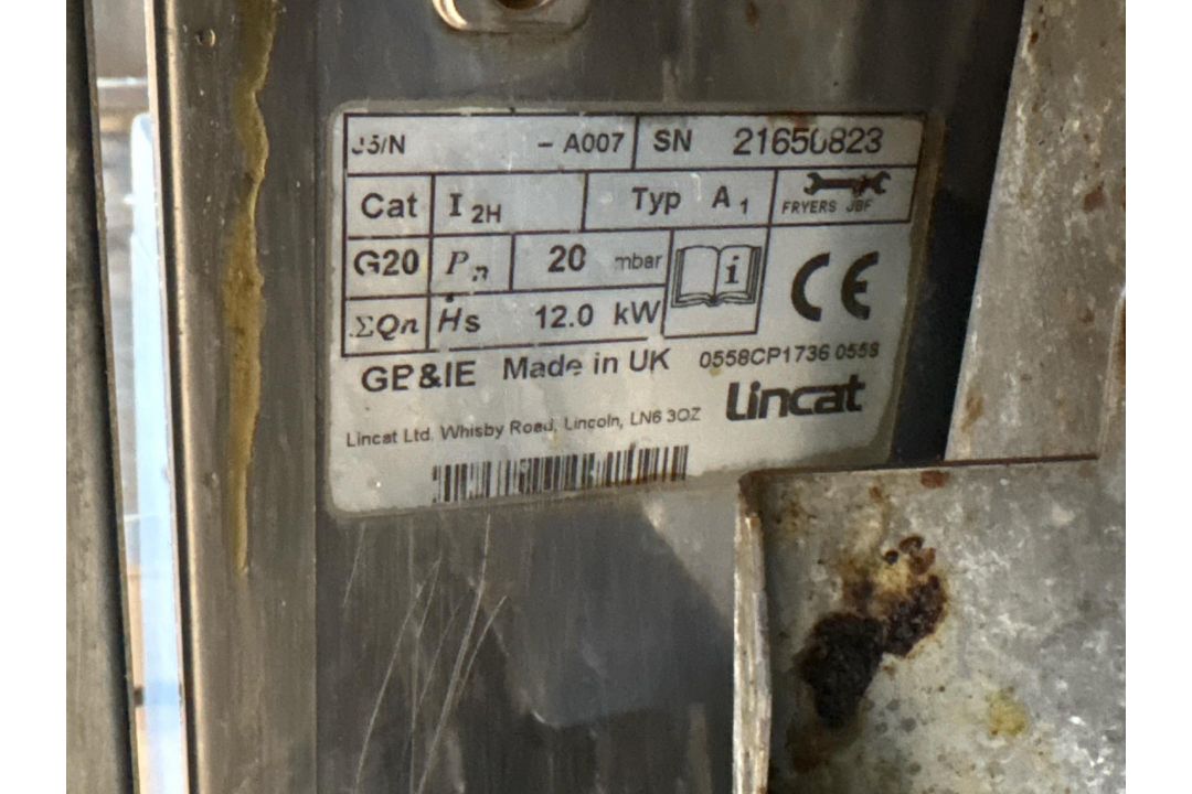 Lincat Single Basket Gas Fryer NO RESERVE - Image 8 of 8