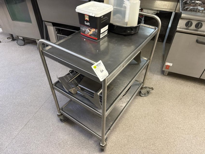 Stack Service Trolley Stainless Steel Trolley