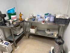2 Stainless Steel Work Benches - No Reserve
