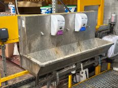 Stainless Steel Hands Free Hand Wash Station - No Reserve