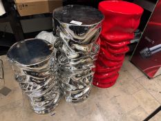 Set of 3 Abstract Display Plinths, No Reserve