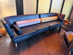 2-Section Commercial Sofa Seating, No Reserve