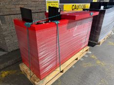 Premium Gloss Red Sales Counter with Till Point, No Reserve