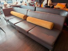 2-Section Light Blue/Grey Sofa, No Reserve