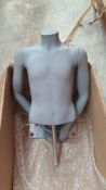 SD Junior Boy Bust, Light Grey, Steel Based, New Condition