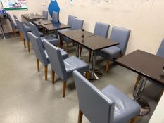 7 x Canteen Table and Chair Sets, No Reserve