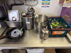 Collection of Commercial Kitchen Utensils, No Reserve