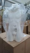 Junior 10/12 YR Swim Torso, White, Freestanding, New Condition