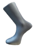 Display Short Arched Foot, Magnetic, Light Grey, New Condition