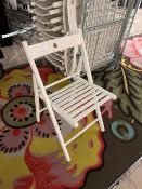 12 x Folding Wooden Chairs, No Reserve