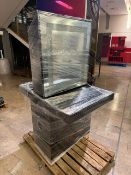 Double-Sided Beauty Station with Illuminated Mirror, No Reserve